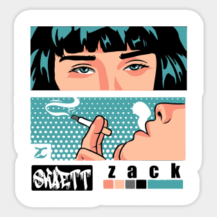 Zack Skaett Girl Power Sticker